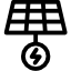 Daily generated energy of the PV system in kW/h